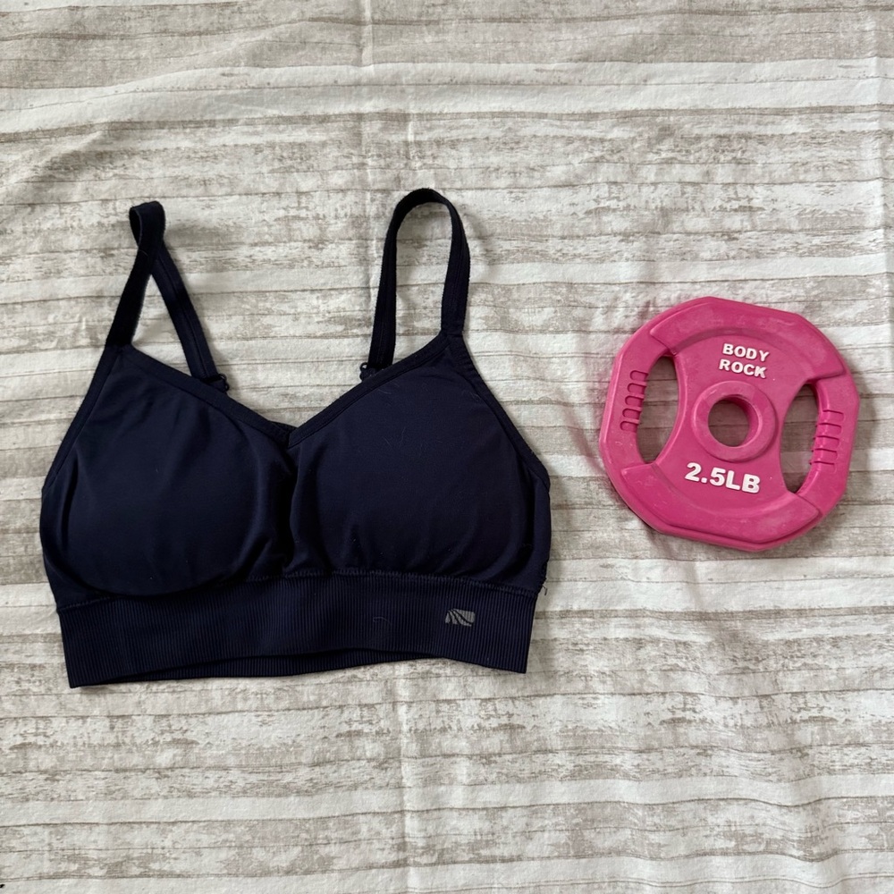 💪🏻 Marika Dark Navy Medium Sports Bra